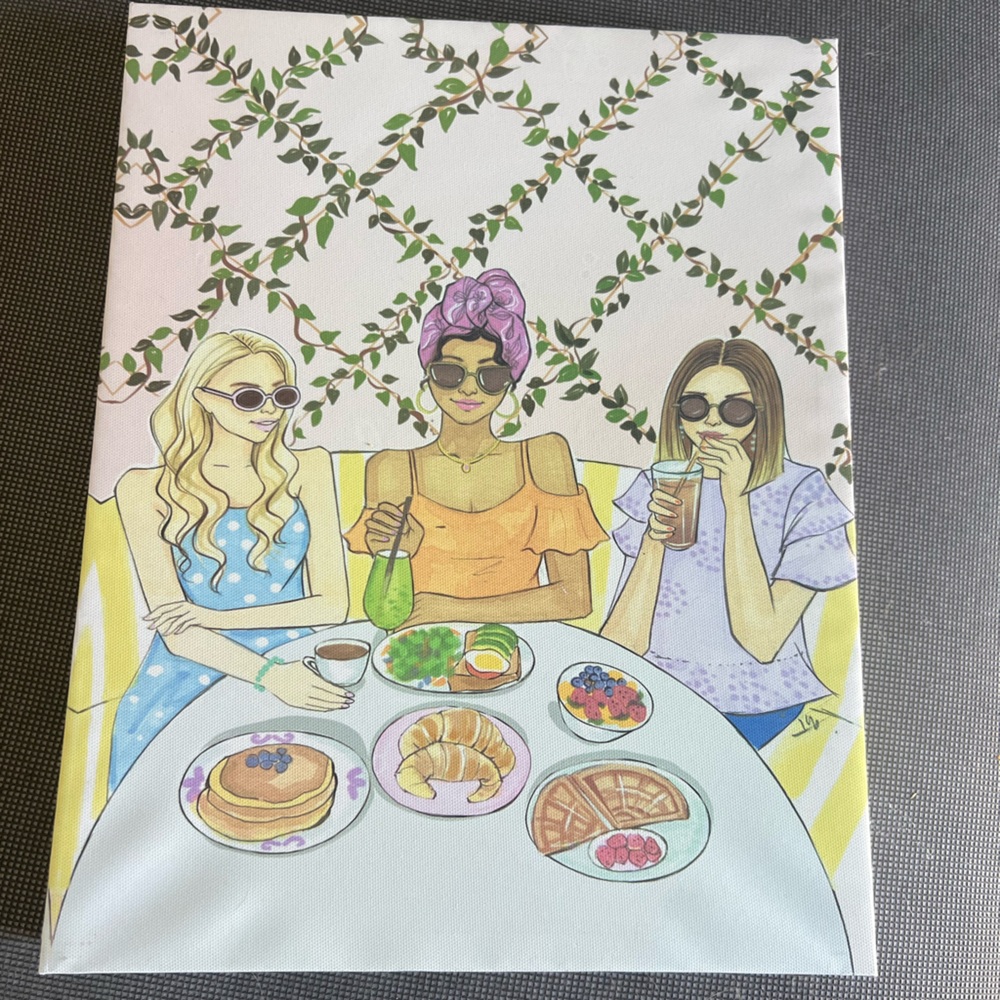 Chic Brunch Canvas Art